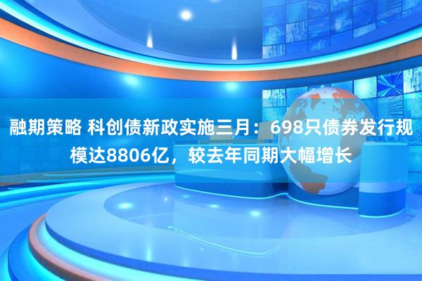 融期策略 科创债新政实施三月：698只债券发行规模达8806亿，较去年同期大幅增长