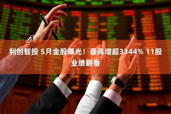 利创智投 5月金股曝光！最高增超3344% 11股业绩翻番