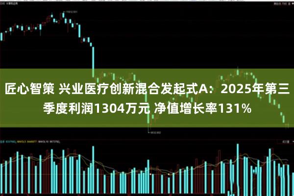 匠心智策 兴业医疗创新混合发起式A：2025年第三季度利润1304万元 净值增长率131%